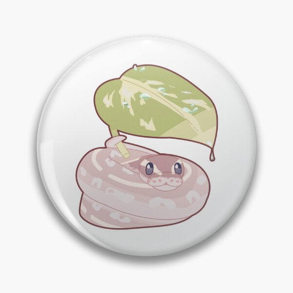 Item preview, ball python with leaf umbrella   designed and sold by SquidTartsArt.