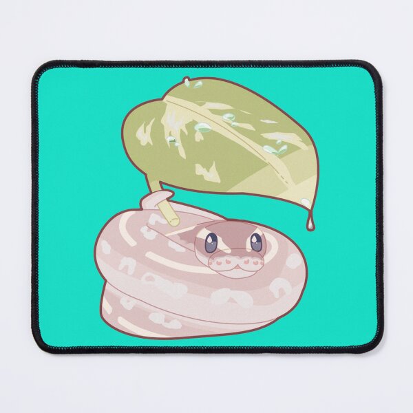 Item preview, ball python with leaf umbrella   designed and sold by SquidTartsArt.