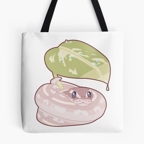 Item preview, ball python with leaf umbrella   designed and sold by SquidTartsArt.