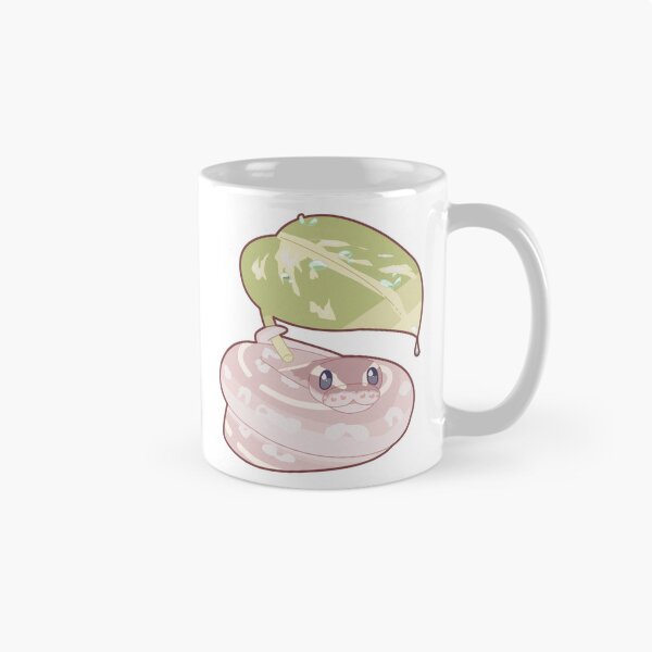 Item preview, ball python with leaf umbrella   designed and sold by SquidTartsArt.
