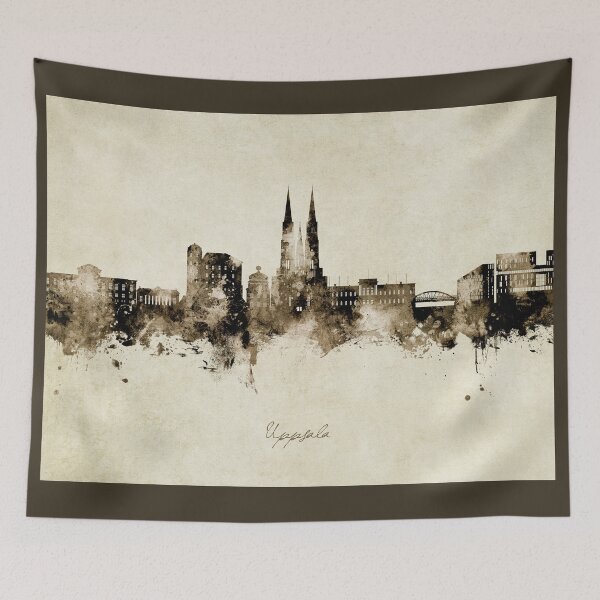 Item preview, Uppsala Sweden Skyline designed and sold by ArtPrints.