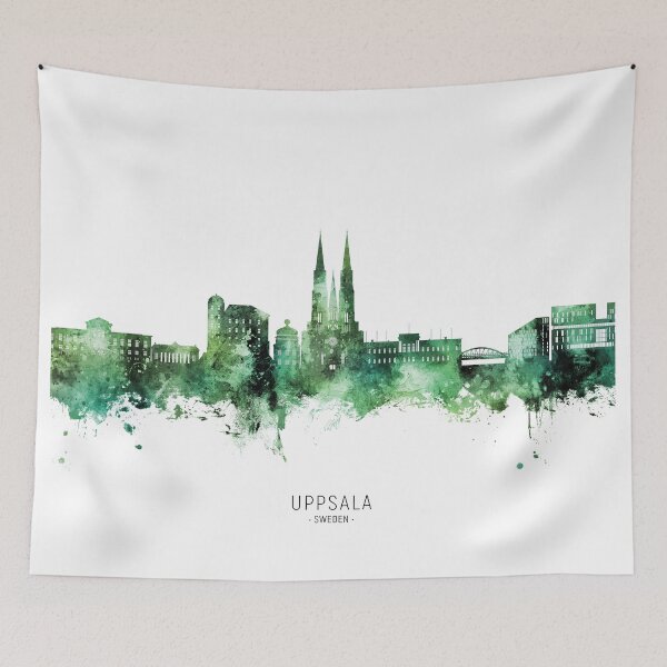 Item preview, Uppsala Sweden Skyline designed and sold by ArtPrints.
