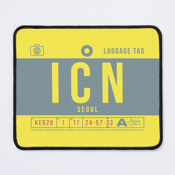 Item preview, Luggage Tag B - ICN Seoul South Korea designed and sold by VoodooCircus.