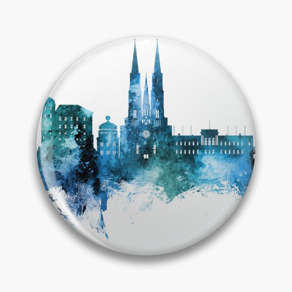 Item preview, Uppsala Sweden Skyline designed and sold by ArtPrints.