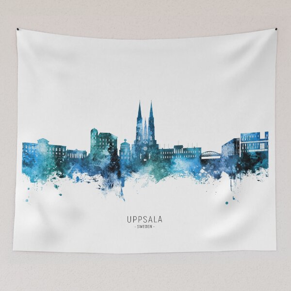 Item preview, Uppsala Sweden Skyline designed and sold by ArtPrints.
