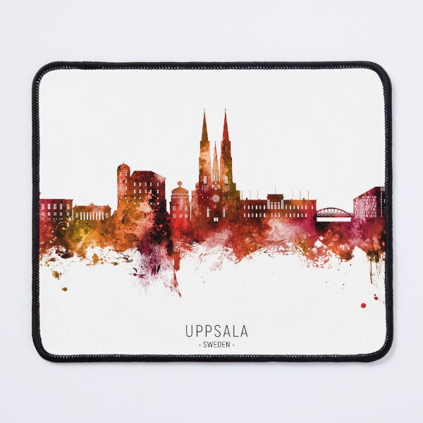 Item preview, Uppsala Sweden Skyline designed and sold by ArtPrints.