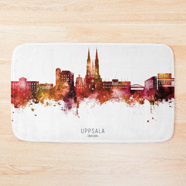 Item preview, Uppsala Sweden Skyline designed and sold by ArtPrints.