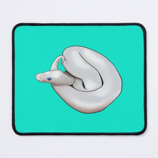 Item preview, Blue eye leucistic ball python   designed and sold by SquidTartsArt.