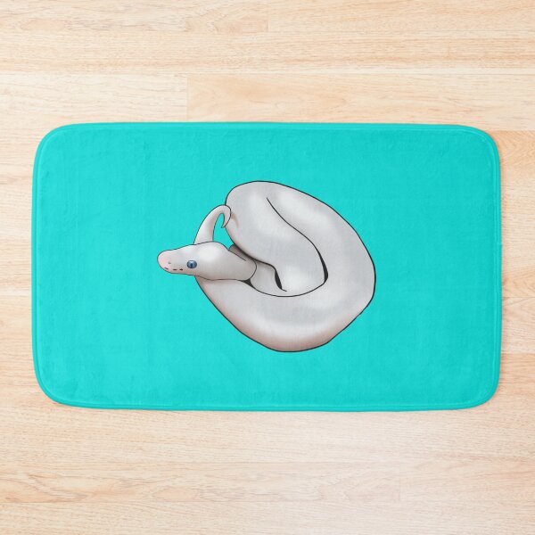 Item preview, Blue eye leucistic ball python   designed and sold by SquidTartsArt.