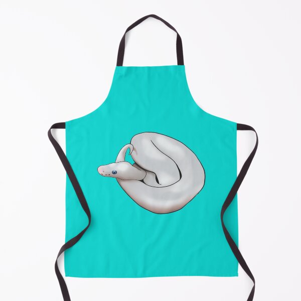 Item preview, Blue eye leucistic ball python   designed and sold by SquidTartsArt.