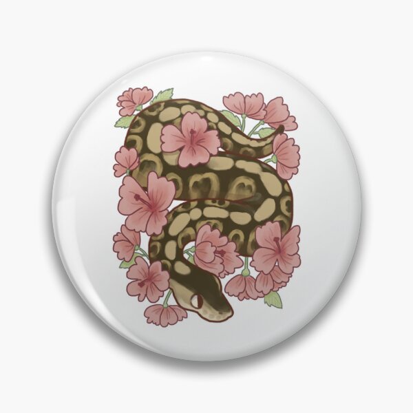 Item preview, Flower Ball Python!   designed and sold by SquidTartsArt.