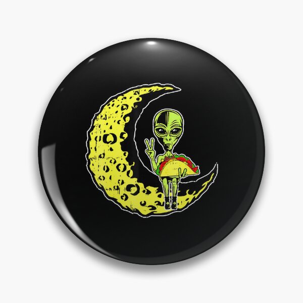 Artikelvorschau, Mond-Alien, der Taco-Friedenskostüm-Spaß-Halloween-Geschenk isst entworfen und verkauft von Maliyah Adrien.