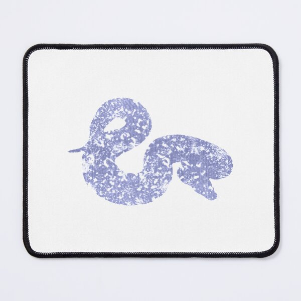 Item preview, Blue Grunge Ball Python Snake Silhouette Reptile   designed and sold by SquidTartsArt.