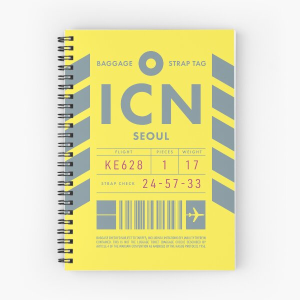 Item preview, Luggage Tag D - ICN Seoul South Korea designed and sold by VoodooCircus.