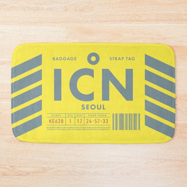 Item preview, Luggage Tag D - ICN Seoul South Korea designed and sold by VoodooCircus.