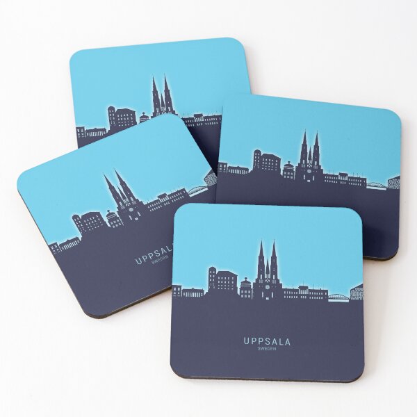 Item preview, Uppsala Sweden Skyline designed and sold by ArtPrints.