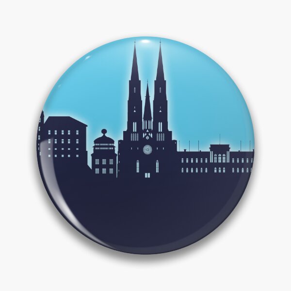 Item preview, Uppsala Sweden Skyline designed and sold by ArtPrints.