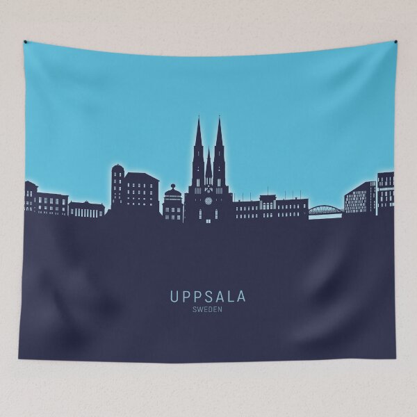 Item preview, Uppsala Sweden Skyline designed and sold by ArtPrints.