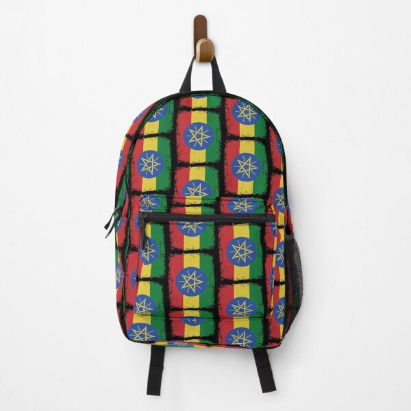 Item preview, Ethiopia Flag Distressed designed and sold by rafaeltto.