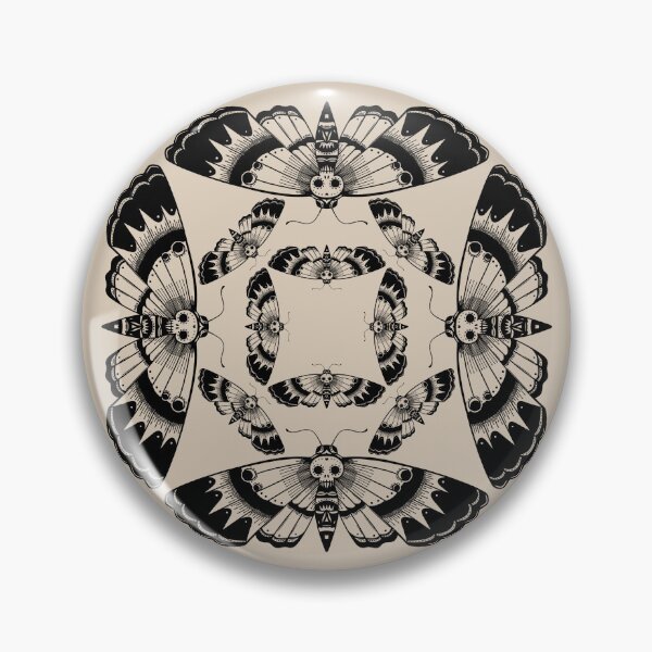 Item preview, Death’s-head Hawkmoth Mandala designed and sold by toadsforall.