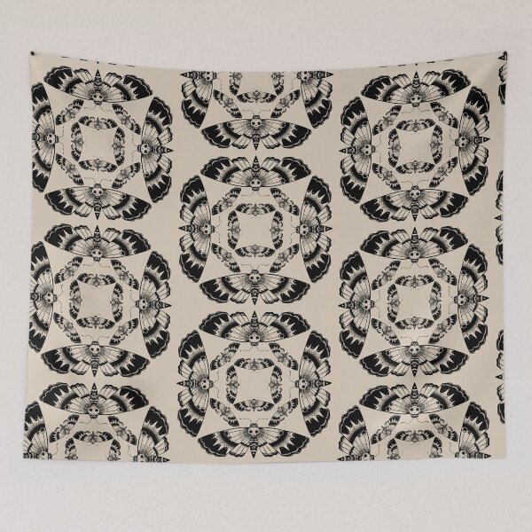 Item preview, Death’s-head Hawkmoth Mandala designed and sold by toadsforall.
