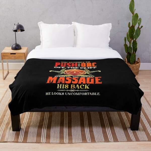 Artikelvorschau, Orc Massage Critical Failure Meme entworfen und verkauft von D20Tees.