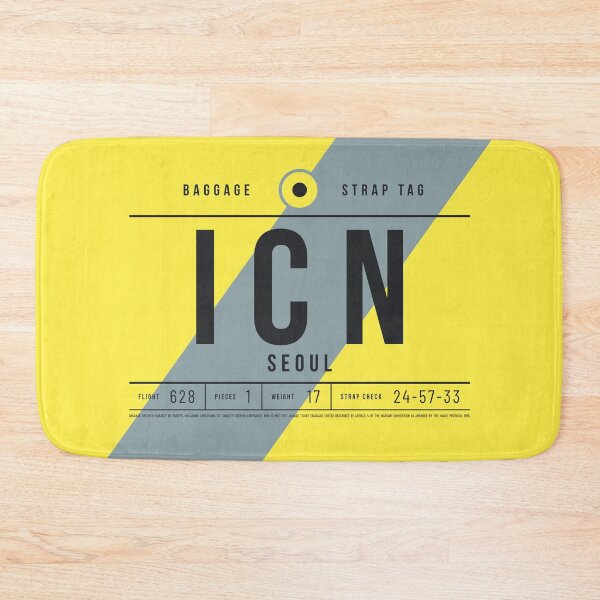 Item preview, Luggage Tag E - ICN Seoul South Korea designed and sold by VoodooCircus.