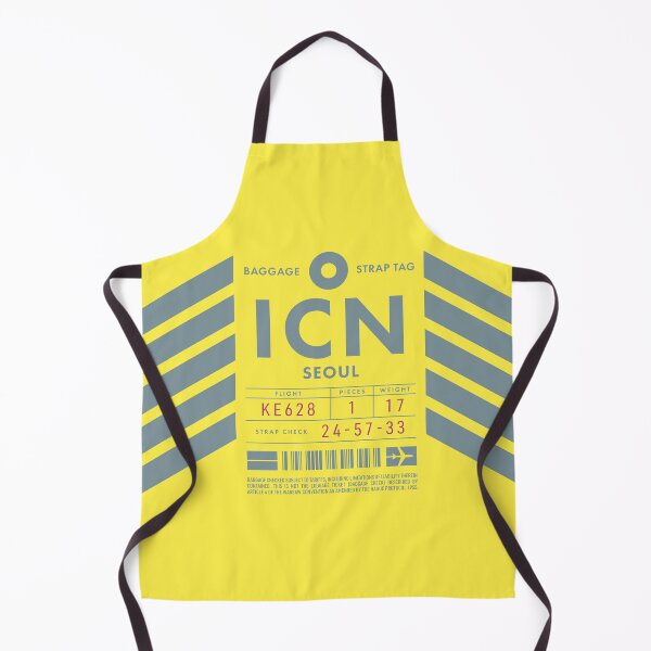 Item preview, Luggage Tag D - ICN Seoul South Korea designed and sold by VoodooCircus.