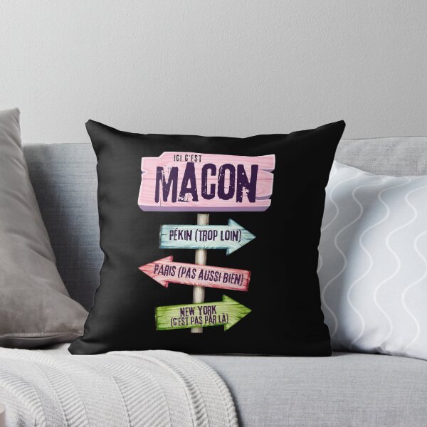 Aperçu de l'œuvre Cadeau homme fier de vivre à Macon créée et vendue par RomualdGR.