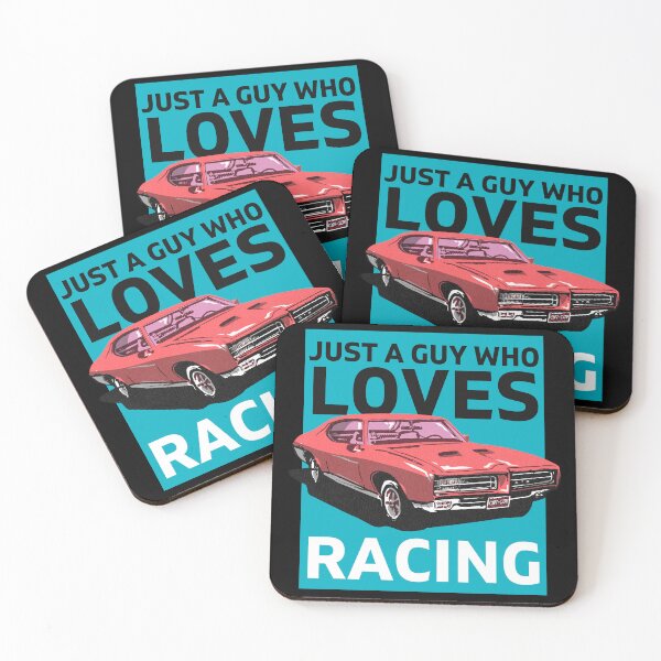 Item preview, Just A Guy Who Loves Racing designed and sold by MudPuppet.