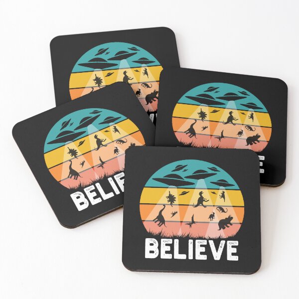 Item preview, Dinosaur Aliens Abduction Believe designed and sold by designandclouds.