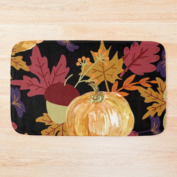 Item preview, Fall Pumpkin Patch on Black designed and sold by GraphicsClub.