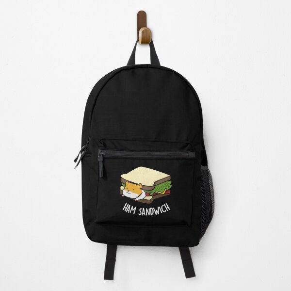 Item preview, Ham Sandwich Funny Hamster Puns (Dark BG) designed and sold by punnybone.