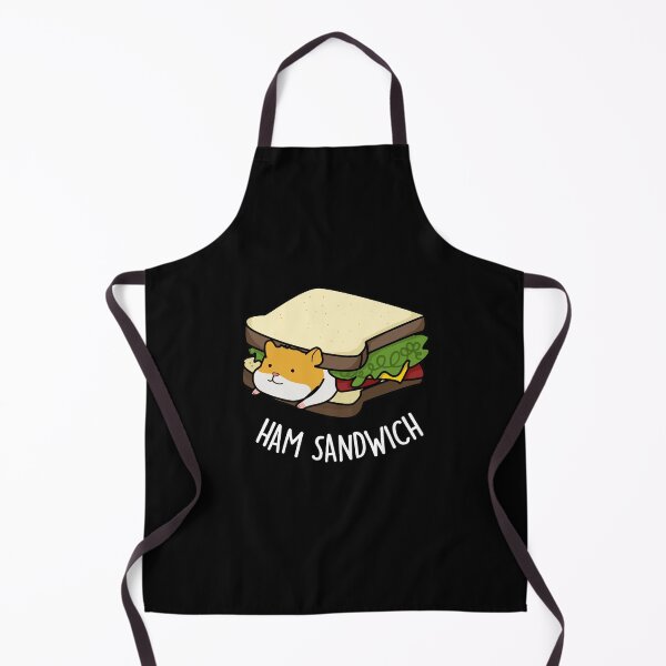 Item preview, Ham Sandwich Funny Hamster Puns (Dark BG) designed and sold by punnybone.