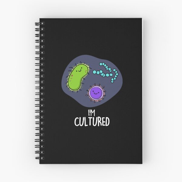 Item preview, I'm Cultured Funny Bacteria Puns (Dark BG) designed and sold by punnybone.