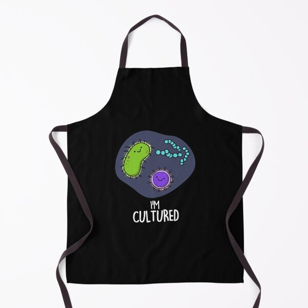 Item preview, I'm Cultured Funny Bacteria Puns (Dark BG) designed and sold by punnybone.