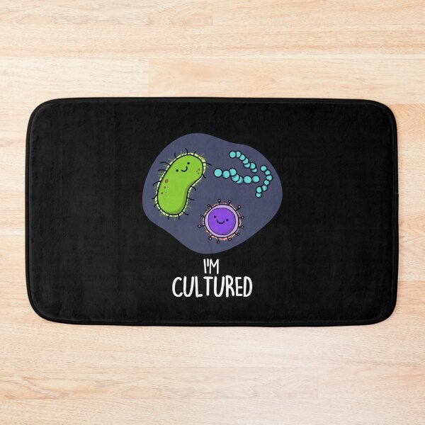 Item preview, I'm Cultured Funny Bacteria Puns (Dark BG) designed and sold by punnybone.