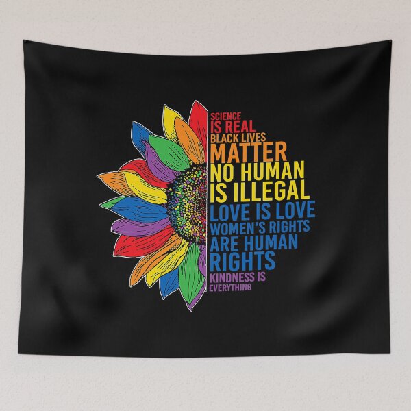 Item preview, Gay Pride Science Is Real Black Lives Matter Love Is Love designed and sold by Bemumd-art.
