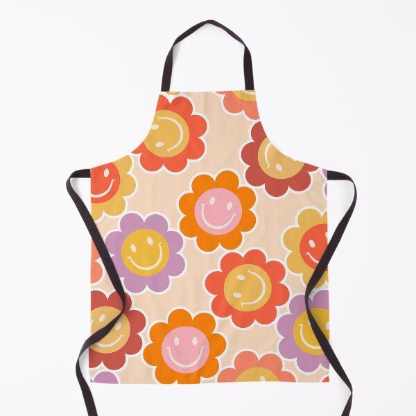 Item preview, Happy Smiley Daisy Pattern in full Bloom Art Print - Cheerful and Sunny designed and sold by Dominiquevari.