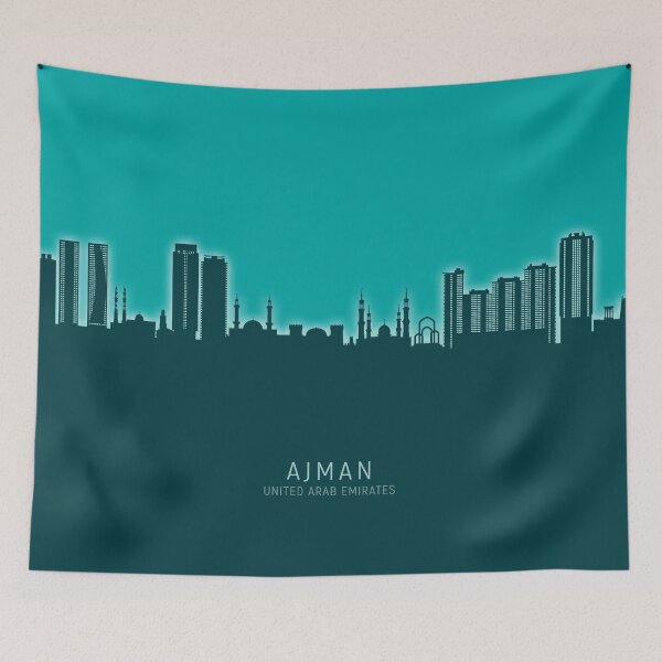 Item preview, Ajman Skyline designed and sold by ArtPrints.