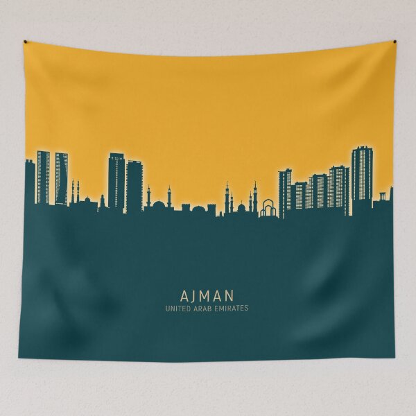Item preview, Ajman Skyline designed and sold by ArtPrints.