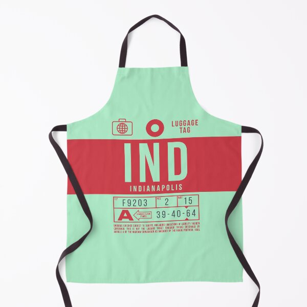 Item preview, Luggage Tag B - IND Indianapolis USA designed and sold by VoodooCircus.