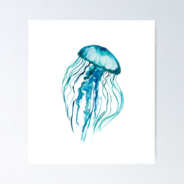 Item preview, Watercolor Jellyfish designed and sold by Ilze Lucero.