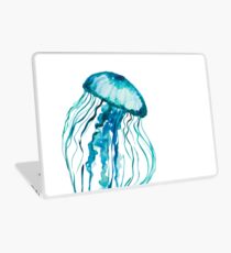 Vinilo para portátil Medusa acuarela