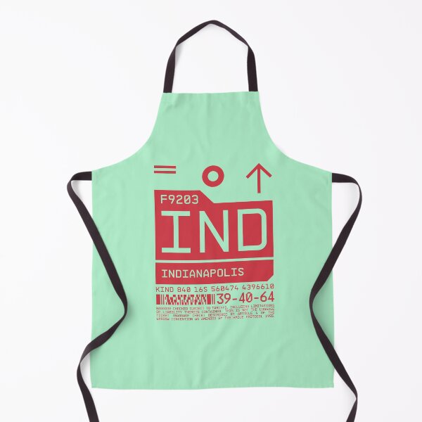 Item preview, Luggage Tag C - IND Indianapolis USA designed and sold by VoodooCircus.
