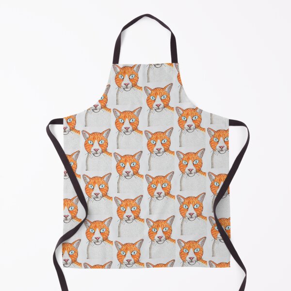 Item preview, Ginger and white tabby cat with blue eyes designed and sold by Rebekah Gavra.