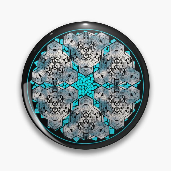 Artikelvorschau, Cloudy Cube Mandala Star & CircleVisions (T) entworfen und verkauft von createVisions.