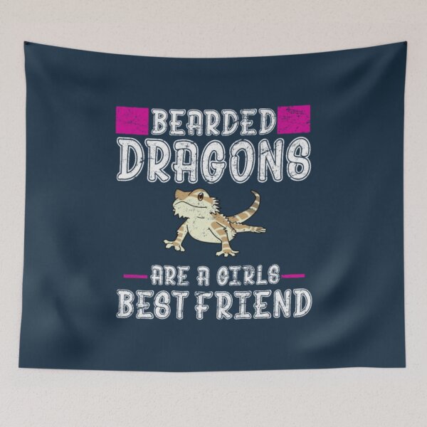 Aperçu de l'œuvre Les dragons barbus sont les meilleurs amis des filles créée et vendue par NewBrideCo.