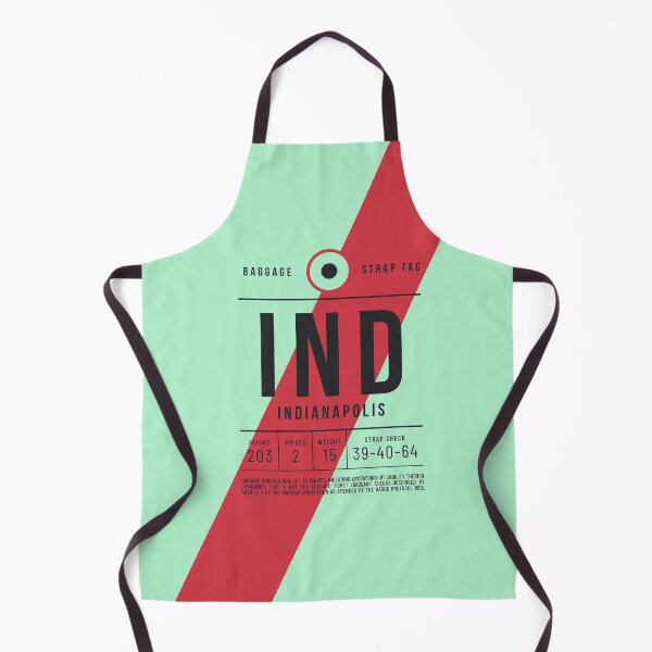 Item preview, Luggage Tag E - IND Indianapolis USA designed and sold by VoodooCircus.