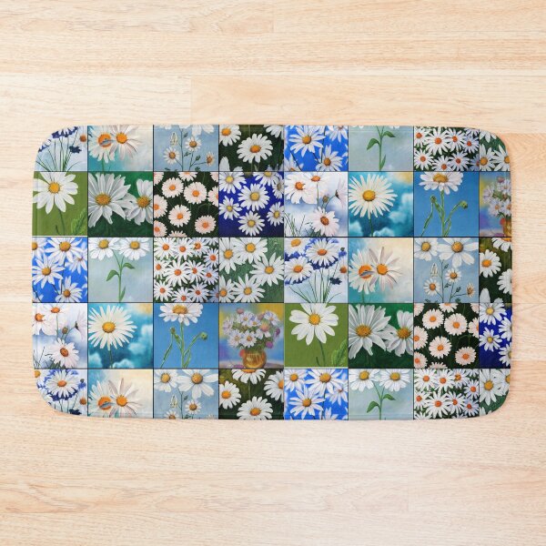 Item preview, White daisy collection grid designed and sold by DopeDesign111.